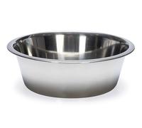 Karlie Inox, ciotole per cani, in acciaio inox, argento, 1600 ml, diametro 14-21 cm