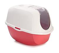 Karlie, lettiera per gatti “Smart Cat”, lunghezza: 52 cm. Larghezza: 39 cm. Altezza: 41 cm, color corallo.