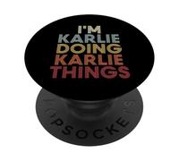 Karlie Name Karlie Personalized Name First Given PopSockets PopGrip Adesivo