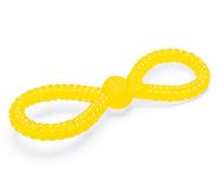 Karlie Nodo - giocattolo per cani - TPR - giallo - 28 x 9 x 4 cm