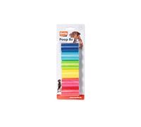 Karlie Sacchetti per escrementi arcobaleno, in plastica (riciclabile), multicolore, 6 x 20 pezzi