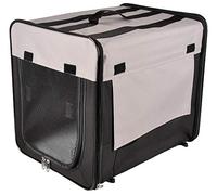 Karlie Smart Top Plus 1031297 - Trasportino Pieghevole per Animali Domestici, 46 x 36 x 41 cm, Colore: Nero/Grigio