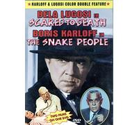 Karloff & Lugosi Color Double - Scared to Death/Snake People