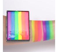 KARLOR Colore del viso arcobaleno, 50 g, colori per il viso, colore del viso, colore arcobaleno, per il corpo, solubile in acqua, arcobaleno, per il teatro, per carnevale, colori per il corpo, si