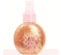 KARLOR Liquido Highlighter Spray viso corpo glitter oro liquido illuminante shimmer sfumato gloss body glitter viso crema per il corpo con glitter (03 # oro)