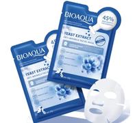 KARLOR Maschera viso anti-rughe, anti-invecchiamento, collagene, maschera inversa, con estratto di lievito, protezione contro le rughe (5 pezzi)