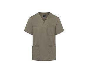 Karlowsky Casacca da uomo a maniche corte Essential - in materiale sostenibile, 65% poliestere riciclato GRS, 35% cotone convenzionale, salvia - taglia M