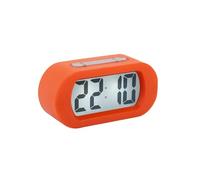 Karlsson Allarme Clock Gummy Rubberized Bright Orange