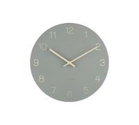 Karlsson Charm 'Engraved' Orologio da parete - Verde giungla, 30cm (KA5788GR)