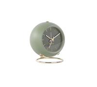 Karlsson [DL] Allarme Clock Globe Moss Green, des.Armando Breeveld D. 9,5 cm, altezza 10,5 cm, profondità 7 cm, batteria AA Excl