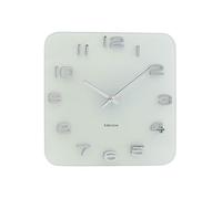 Karlsson KA4399 Orologio da Muro, Vintage, Bianco, white, eckig