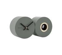 Karlsson Orologio da parete Duo a cucù, verde giungla (KA5789GR)