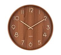 Orologio da parete Karlsson legno colore noce cm40