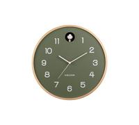 Karlsson Orologio da parete a cucù naturale - Verde giungla (KA5886GR)