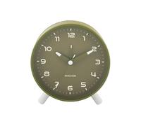 Karlsson Orgullo - Sveglia con lancetta dei secondi, movimento Sweep, colore: verde militare