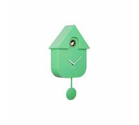 Karlsson Orologio a cucù moderno Cuckoo - verde - 8,5 x 21,5 x 41 cm - Rettangolo - termoplastica - Orologio da parete - Orologio da parete - Orologio a cucù