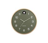 Karlsson Orologio da parete a cucù naturale - Verde giungla (KA5886GR)