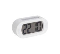 Karlsson - Orologio, sveglia Gummy - Silicone - Bianco - H 7 x L 14 x P 5 cm