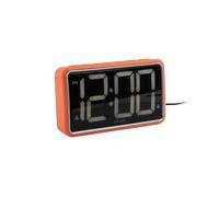 Karlsson Sveglia New Retro - Arancio brillante - 16,5 x 4,5 x 9 cm - Rettangolo - Termoplastica - Sveglia per camera da letto