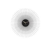 Wall Clock Peony Steel Large Black, 17,5 x 4,5 x 12