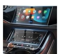 Karltys Confezione da 2 pellicole protettive per schermo per Audi Q7 Q8 2020-2024 da 10,1 pollici superiore + 8,6 pollici, vetro temperato 9H, antigraffio, anti-impronte digitali, accessori