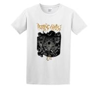 KARLYSE Men's Cotton Shirt Rotting Christ 'The Call' Twin Needle Sleeves And Hem White M