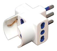 KARMA CC9559 ADATTATORE DI CORRENTE MULTIPRESA SPINA 16A 3 PRESE 10/16A O 1 SHUKO