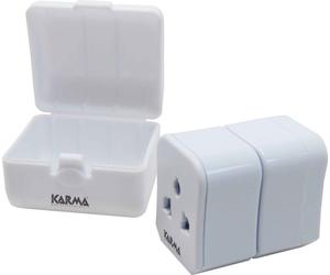 KARMA Adattatore Presa Universale viaggio col Bianco CC 9596