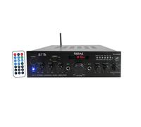 KIT PA2380BT amplificatore stereo con mp3 bluetooth casse nere e microfono
