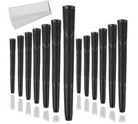 Karma Arthritic Golf Grips Black +3/32"""" Oversized 13 Pack with 13 Golf Grip Tape Strips