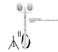 KARMA BM 661USB2 Processioniere con 2 UHF radiomicrofoni