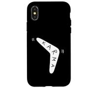 Karma Boomerang/Ciclo Karmico/Cosa va in giro Custodia per iPhone X/XS