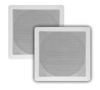 KARMA BS93 coppia diffusori passivi da incasso 8ohm bianchi dimensioni179x179x74