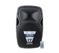 Karma BX 7412A Cassa Diffusore Amplificato 400W Max Nero Bluetooth Lettore MP3 S