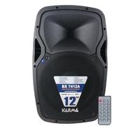 Karma BX 7412A Cassa Diffusore Amplificato 400W Max Nero Bluetooth Lettore MP3 S