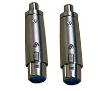 KARMA CA 8236 - Coppia adattatori audio XLR f/ RCA f