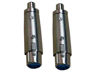 KARMA CA 8236 - Coppia adattatori audio XLR f/ RCA f