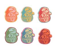 Karma, Clip magnetiche a forma di patatine fritte - clip colorate e divertenti per cibo e conservazione - Taglia unica, Babbo Natale retrò