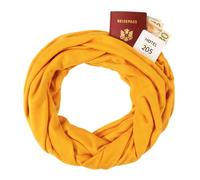 KARMA.DIEM Sciarpa ad anello con scomparto nascosto con cerniera - Sciarpa infinita con scomparto segreto per passaporto e oggetti di valore - Sciarpa da viaggio morbida leggera per uomo e donna - 19