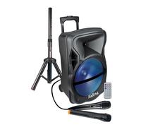 KARMA CASSA AUDIO AMPLIFICATO LX 12 600 WATT CON RADIOMICROFONO**PUOI PAGARE ANCHE ALLA CONSEGNA!!!**