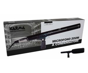 Karma DMC 943 - Microfono Zoom a Condensatore con Doppia Capsula XLR F/XLR M 8mt
