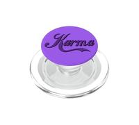 KARMA - GRASSETTO GRANDE TESTO VIOLA PROGETTATO PopSockets PopGrip per MagSafe
