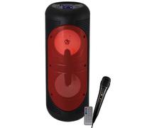 KARMA HPS T252R Diffusore Amplificato a Batteria 40W Rosso Bluetooth Dj Karaoke