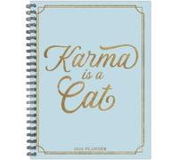 Karma Is a Cat 2026 6.5 X 8.5 Weekly Monthly Softcover Planner