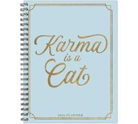 Karma Is a Cat 2026 6.5 X 8.5 Weekly Monthly Softcover Planner