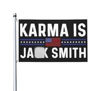 Karma Is Jacks Bandiera per camera Ragazzi Doppia Faccia Bandiera per Esterni per Giardino 9,1 x 1,5 m, Karma Is Jacks Arazzo per Aula