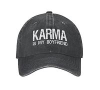 Karma is My Boyfriend cap per Donna Cappelli da Baseball Cappello alla Moda