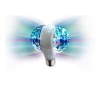 Karma Italiana CLB 2 Stroboscopio e luce disco-Accessorio per discoteca, colore: bianco, a LED, blu, Verde, rosso, E27, corrente alternata, 220-380)