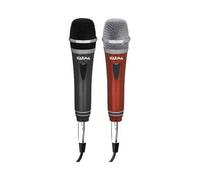 KIT MICROFONI DINAMICI NERO E ROSSO (DM 522)