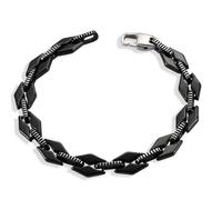 Karma NH11164955 - Bracciale da uomo in acciaio inox, colore: Nero